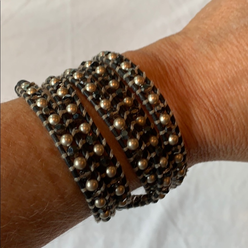 Chan Luu 5 Wrap Leather Bracelet